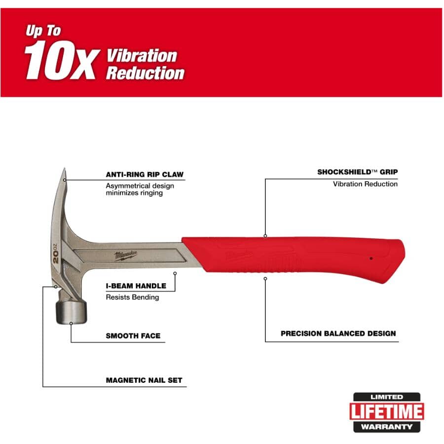 20 oz Smooth Face Framing Hammer