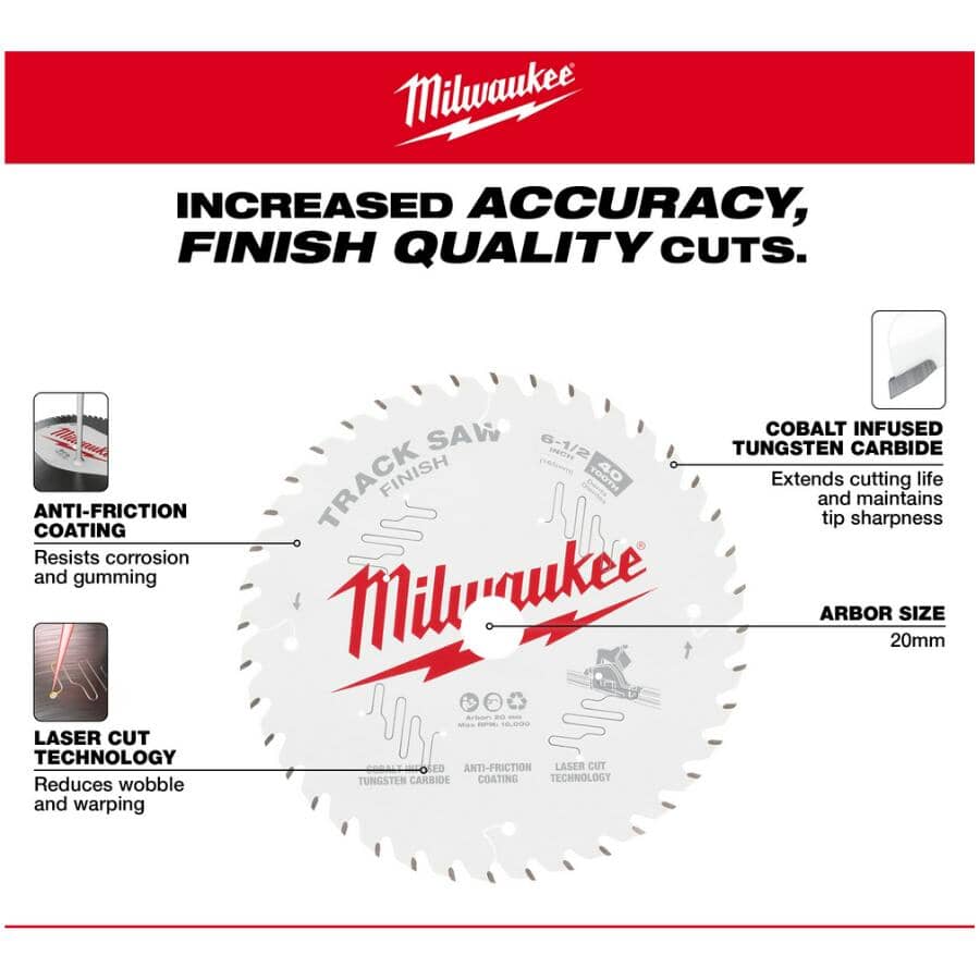 40T Fine Finish Track Saw Blade