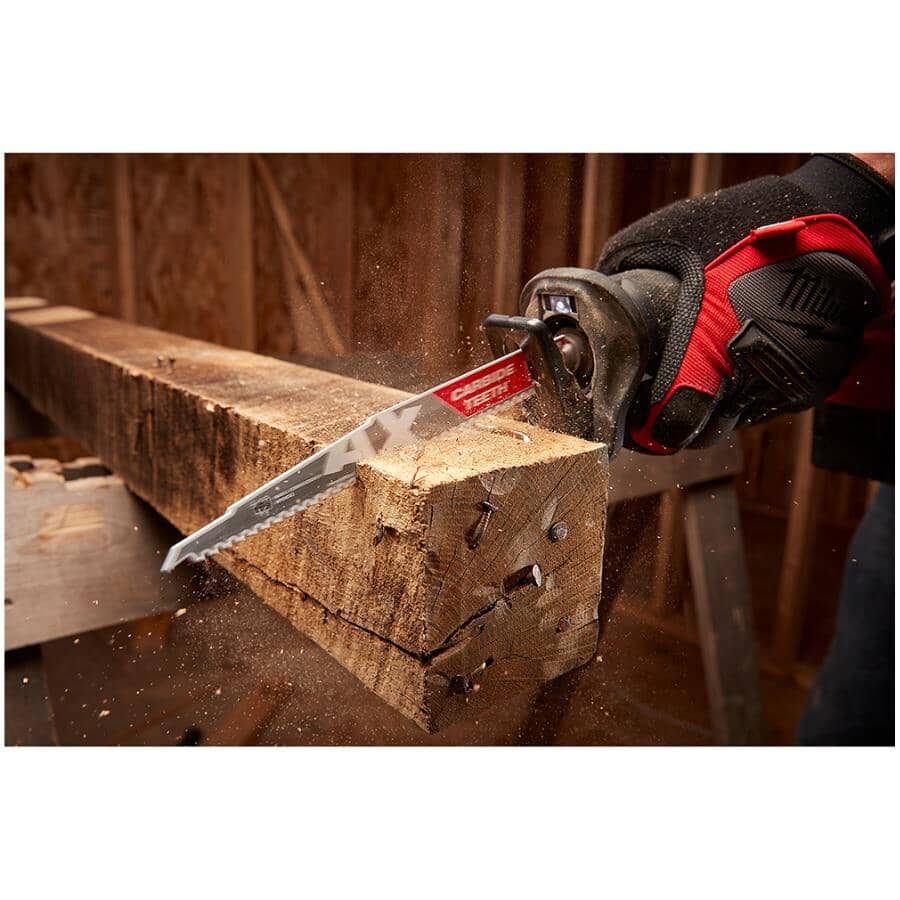 6" 5 TPI Sawzall The Ax Carbide Reciprocating Saw Blade