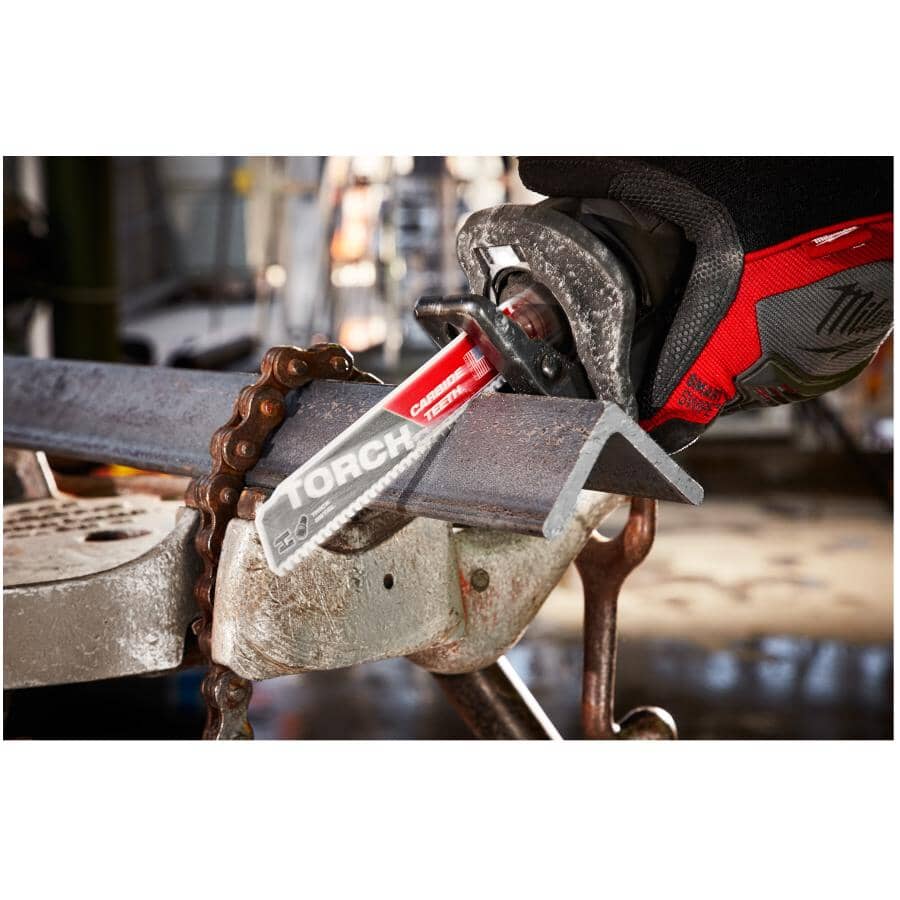 6" 7 TPI Sawzall The Torch Carbide Reciprocating Saw Blade