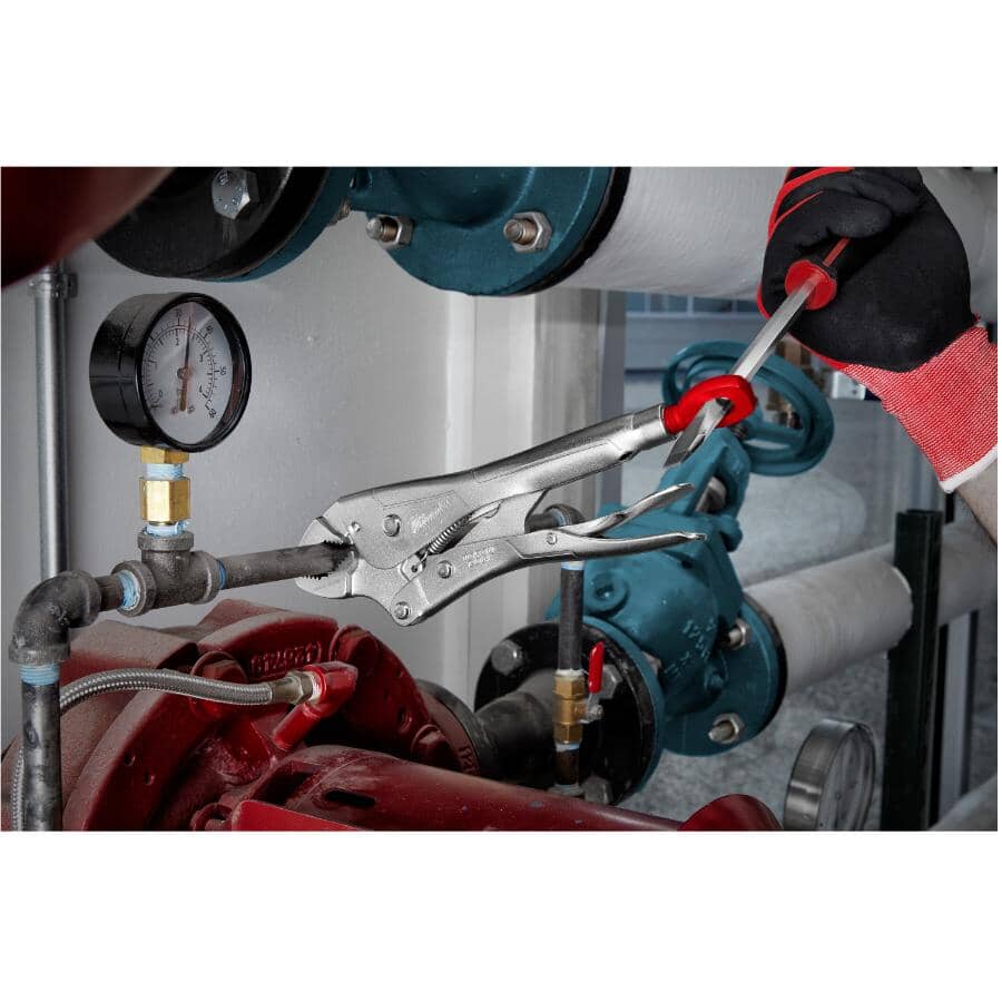 7" & 10" Curved Jaw Locking Pliers - with Maxbite, 2 Piece Set