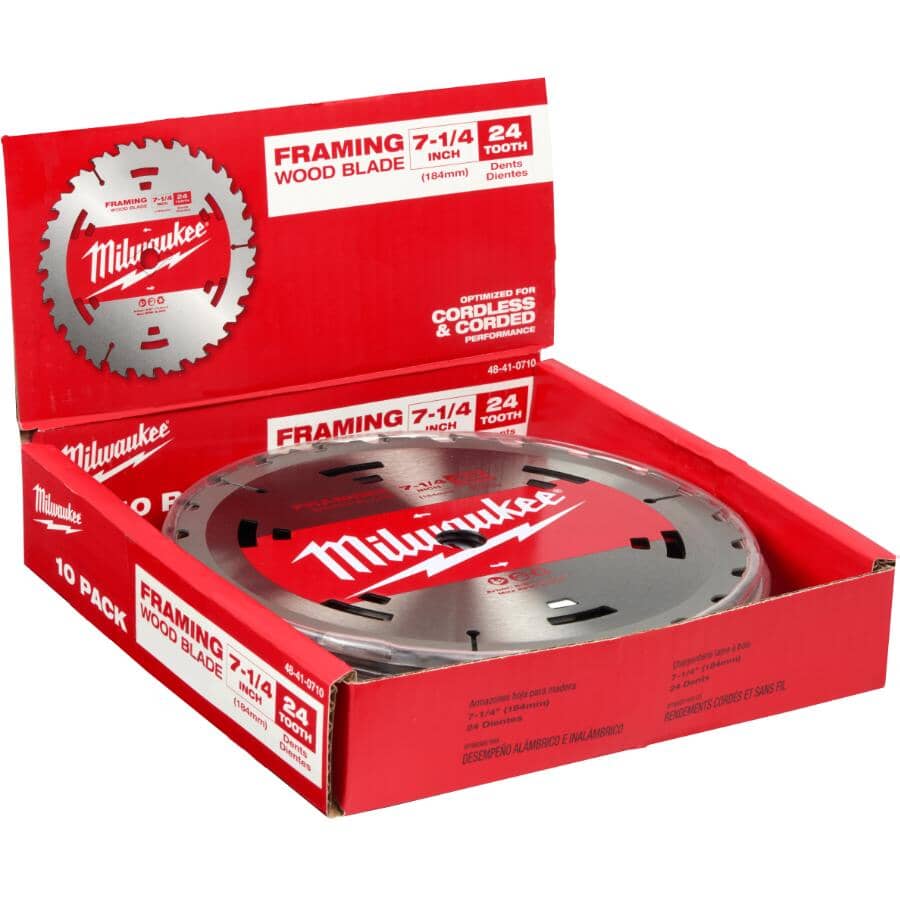 7-1/4" 24 Tooth Basic Carbide Framing Circular Saw Blade