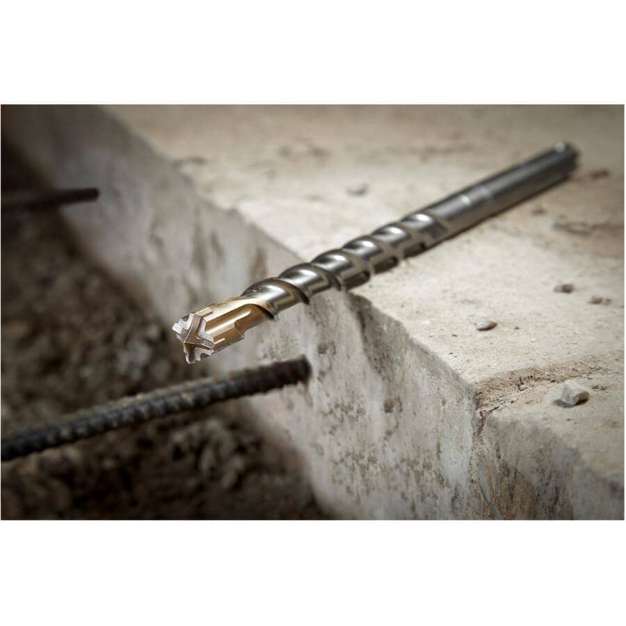 7/8" x 17" x 21" SDS MAX Drill Bit - 4 Cutters