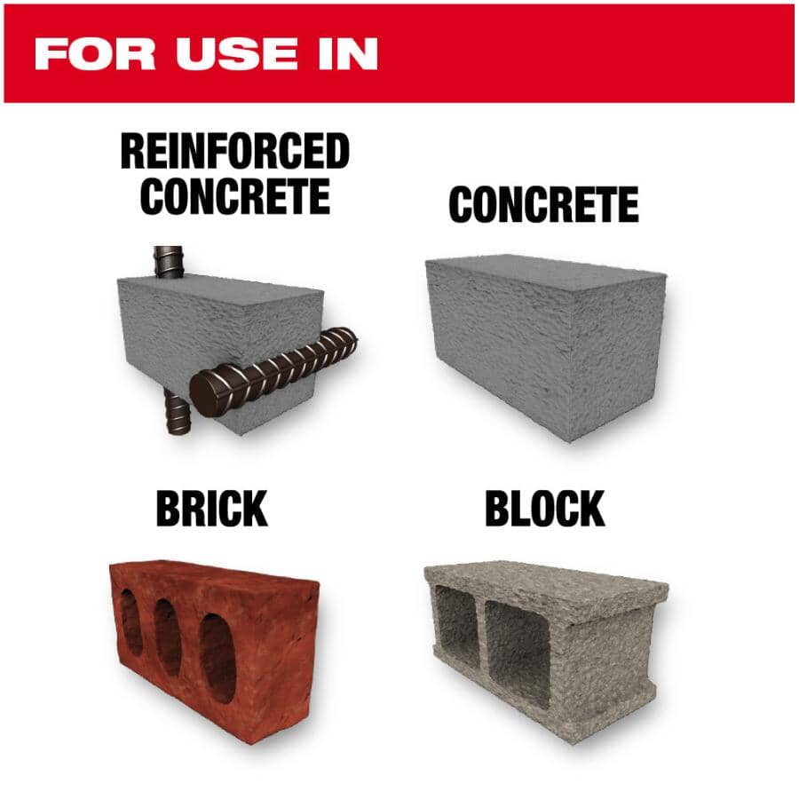 7/8" x 17" x 21" SDS MAX Drill Bit - 4 Cutters