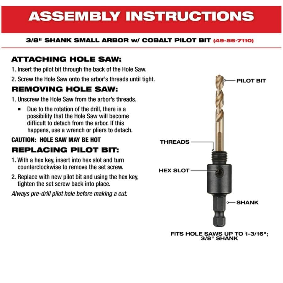 Hole Dozer 1-1/8" Bi-Metal Hole Saw
