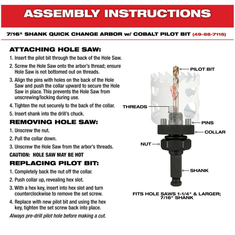Hole Dozer 3" Bi-Metal Hole Saw