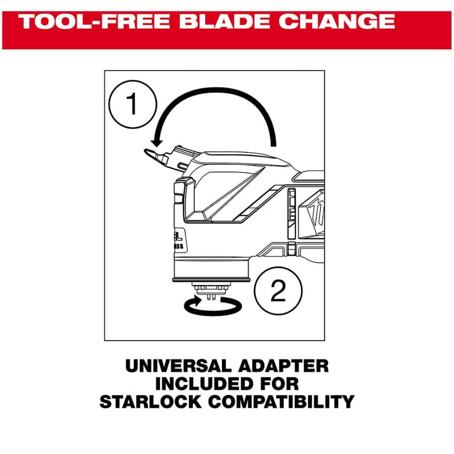 M18 FUEL Oscillating Multi-Tool - 18V, Tool Only