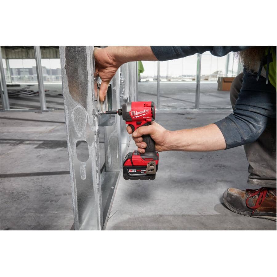 M18 Lithium Ion Cordless Hammer Drill & Impact Driver Combo Kit - 18V + 2 Batteries + Charger + Tool Case