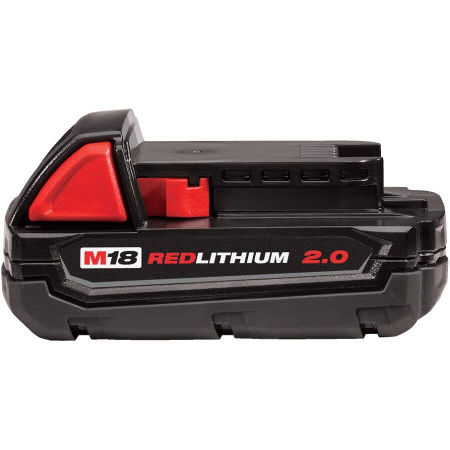 M18 Lithium Ion Cordless Hammer Drill & Impact Driver Combo Kit - 18V + 2 Batteries + Charger + Tool Case