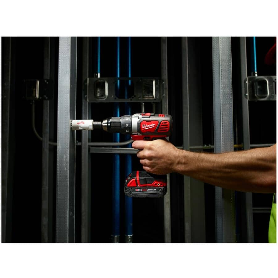 M18 Redlithium Cordless Compact 1/2" Drill Driver Kit – 18V + 2 Batteries + Charger + Tool Bag