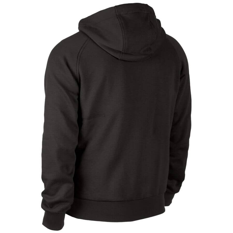Men's M12 Heated Hoodie with Zipper - Black, Large