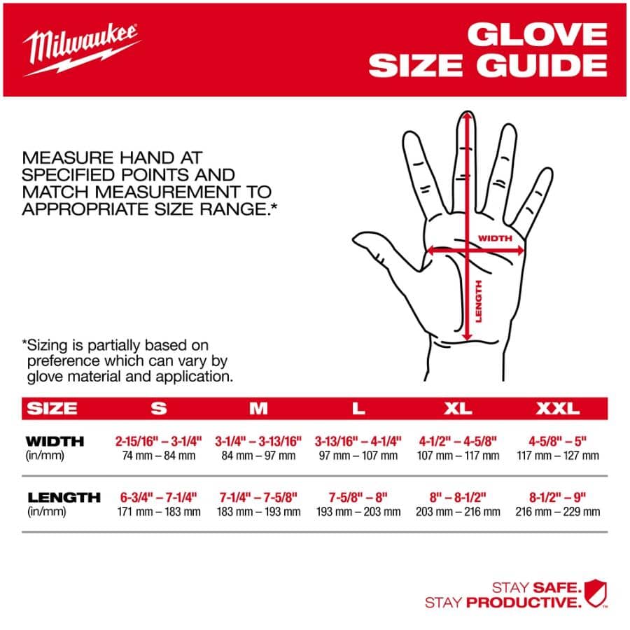 Nitrile Cut Level 4 High Visibility Gloves - Medium