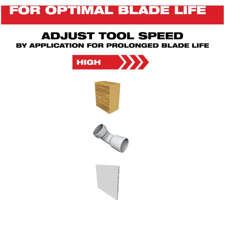 Open-Lok Universal Plunge Blades - 1-3/8", Wood, 3 Pack