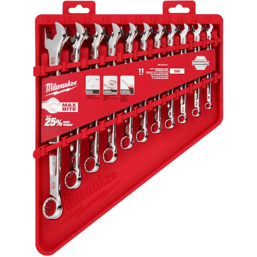 SAE Combination Wrench Set - 11 Piece
