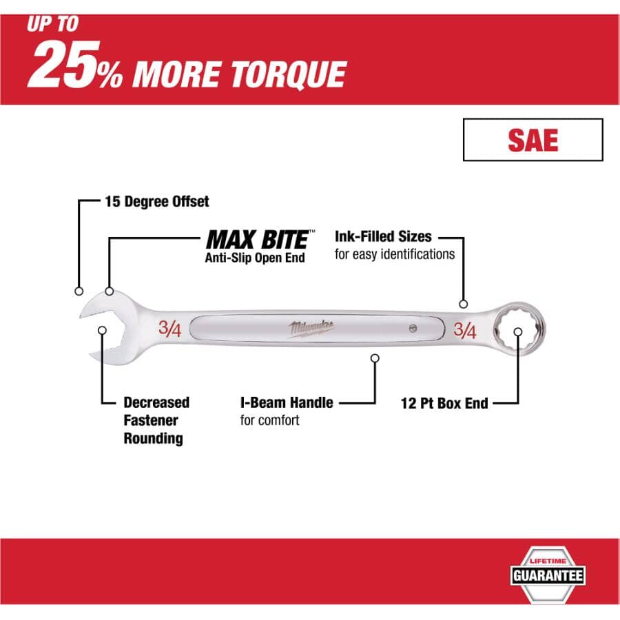 SAE Combination Wrench Set - 11 Piece