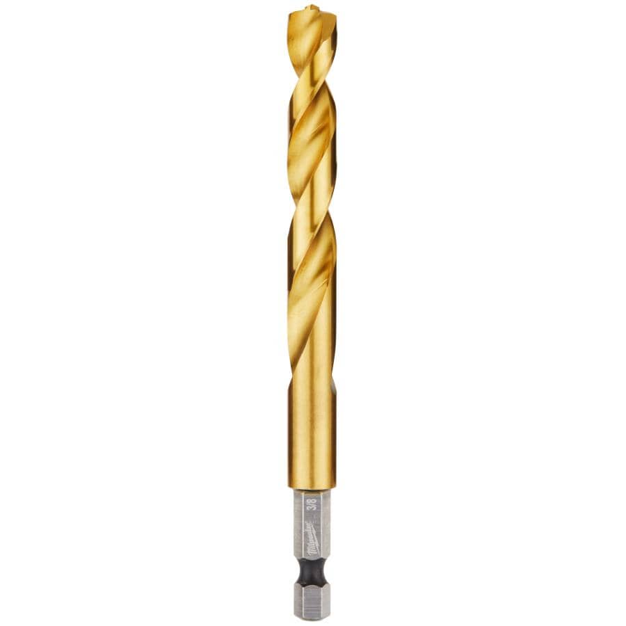 Shockwave Red Helix 3/8" Titanium Drill Bit