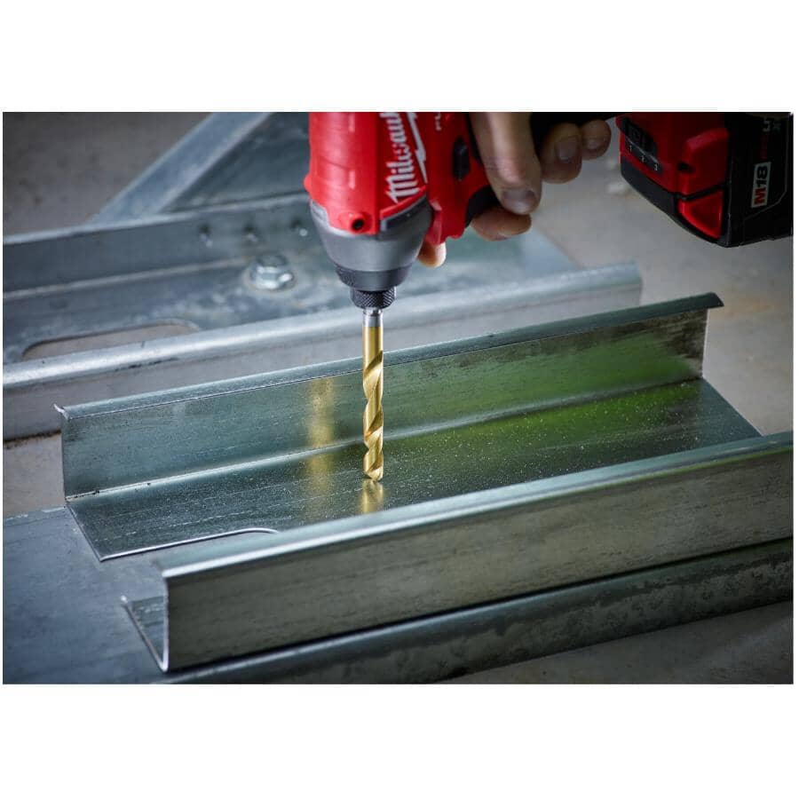 Shockwave Red Helix 3/8" Titanium Drill Bit