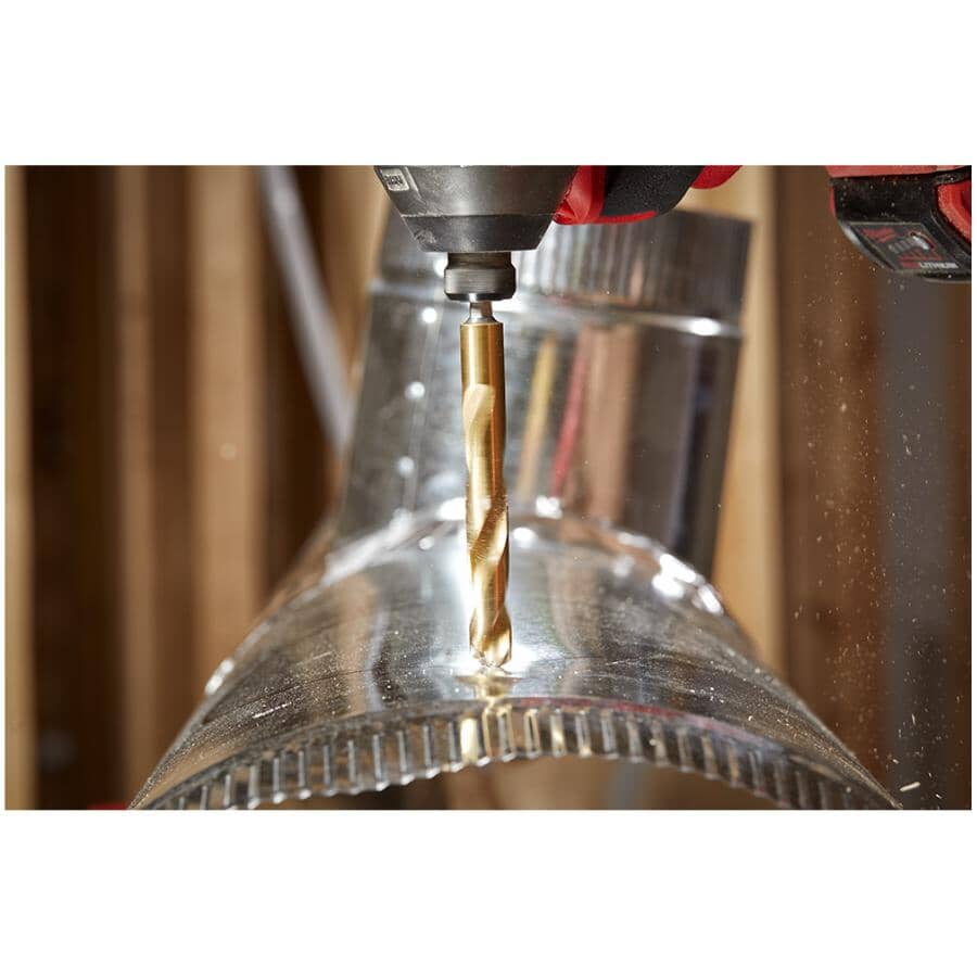 Shockwave Red Helix 5/32" Titanium Drill Bit