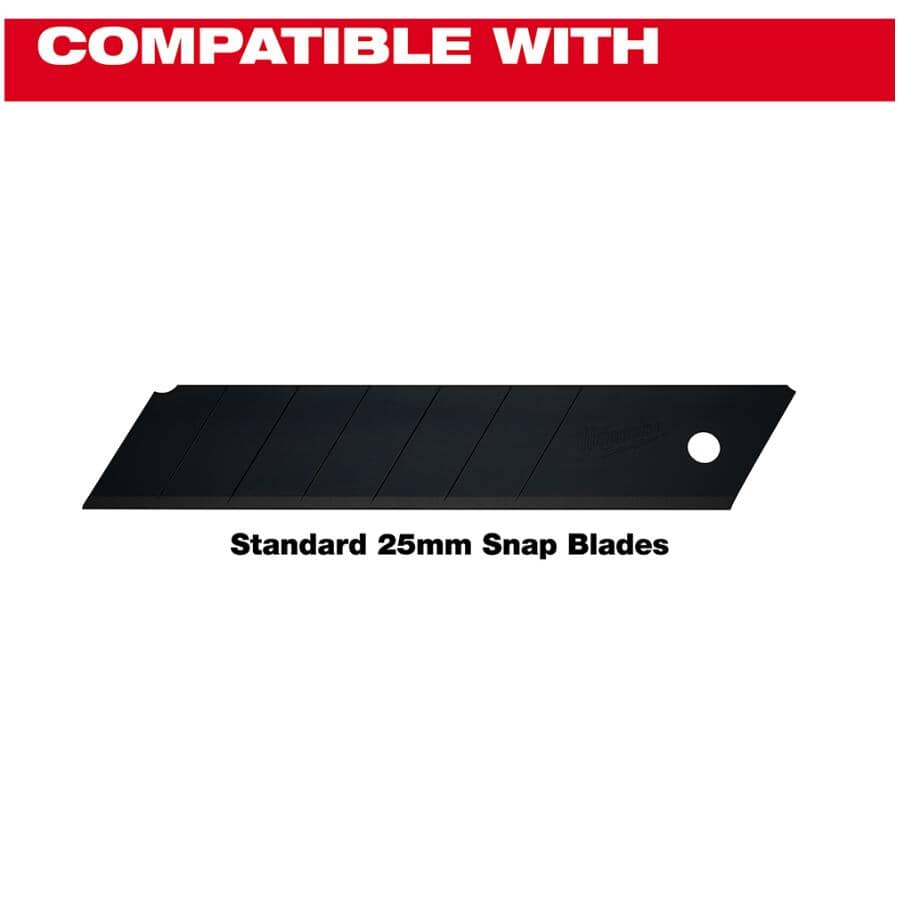 Snap Off Precision Cut Blade Utility Knife - with Metal Lock, 25 mm, Heavy Duty