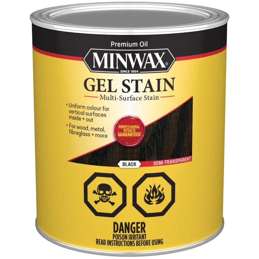 Gel Stain - Black, 946 ml