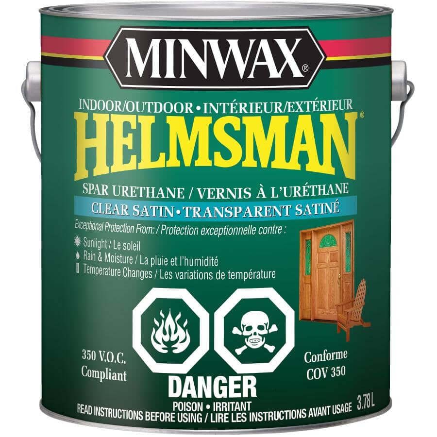 Helmsman Spar Urethane - Clear Satin, 3.78 L