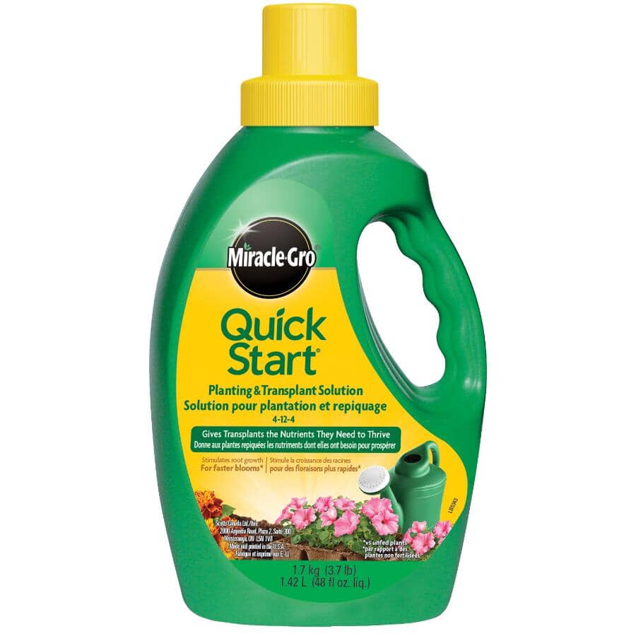 Quick Start Planting & Transplant Solution - 4-12-4, 1.42 L