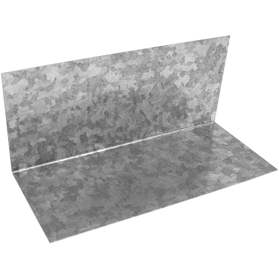 3.5" x 3.5" x 8" Galvanized Step Flashing