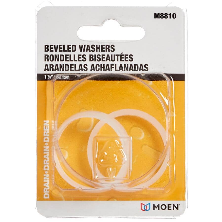 1-1/4" Bevelled Drain Washers - 2 Pack