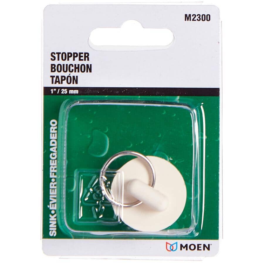 1" Rubber Basin Stopper