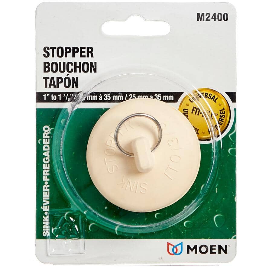 1'' to 1-3/8" Rubber Basin Stopper