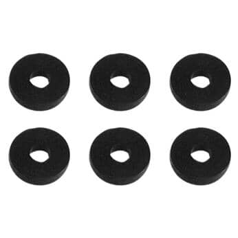 1/4" Large Flat Faucet Washers - 6 Pack