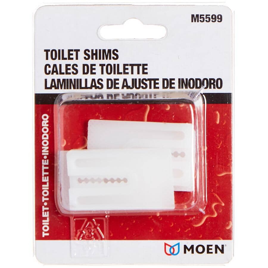 4 Pack Plastic Toilet Shims