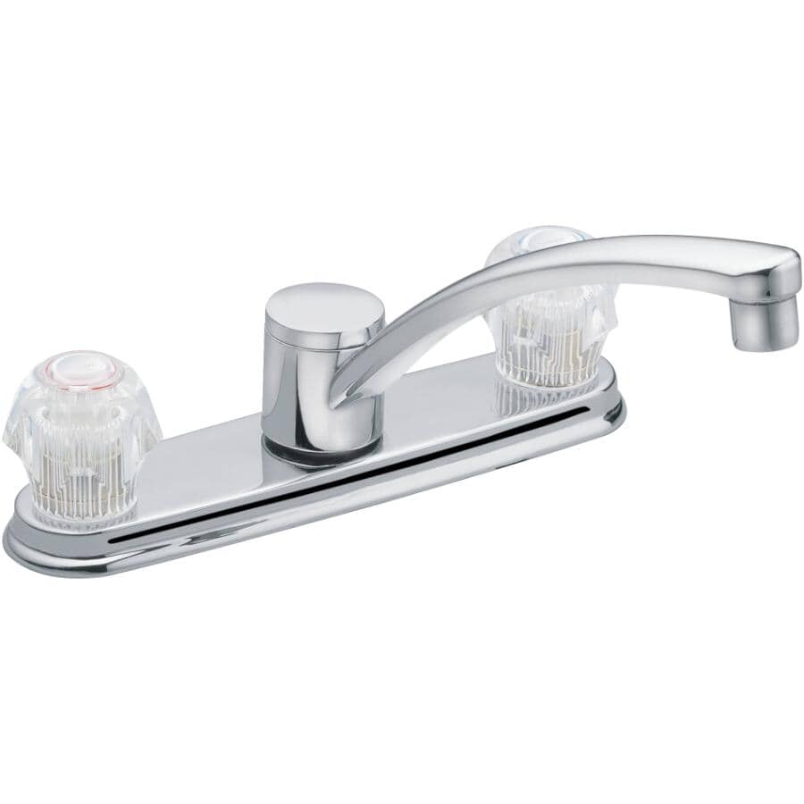 Adler 2 Handle Kitchen Faucet - Chrome