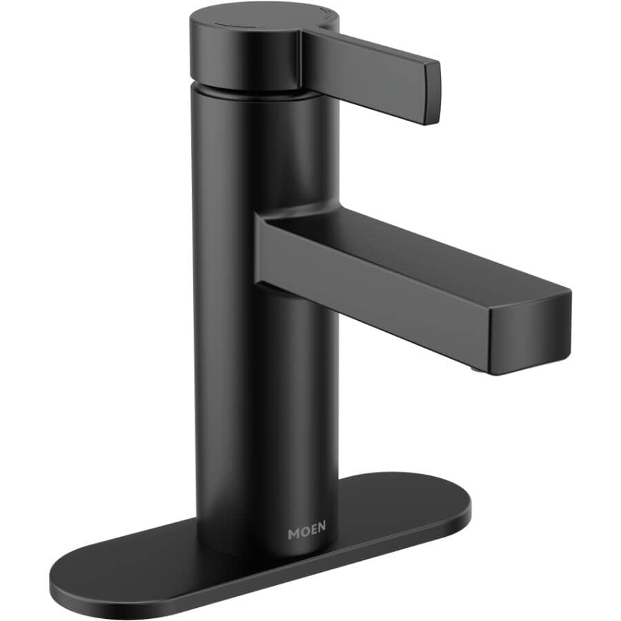 Beric Single Handle Lavatory Faucet - Black