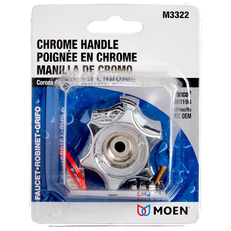Emco Corona Small Faucet Handle - Chrome