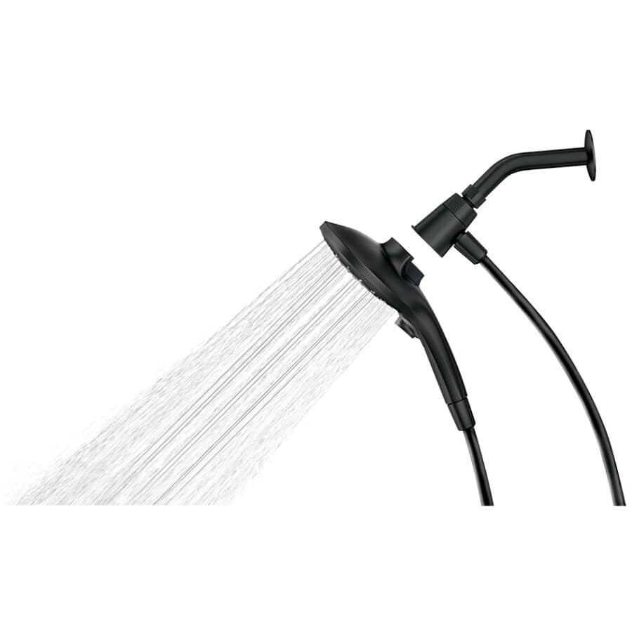 Engage 6 Setting Handheld Showerhead - with Magnetix, Matte Black, 5.5" Dia