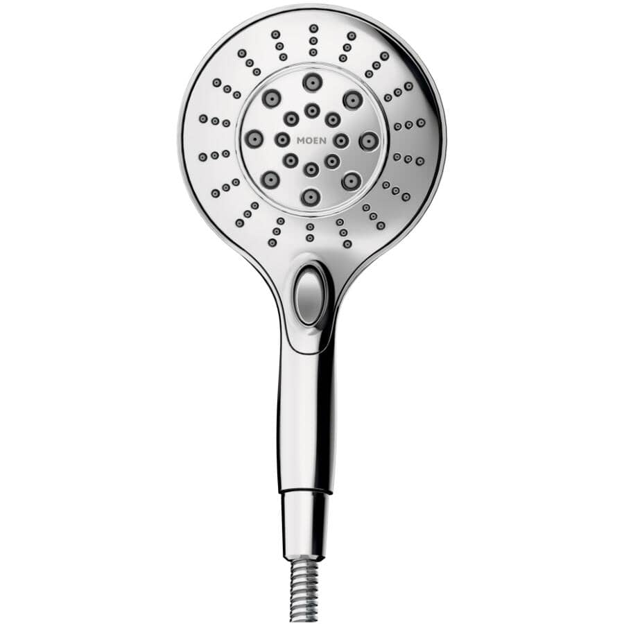 Engage 6 Setting Handheld Showerhead - with Magentix + Push Button, Chrome