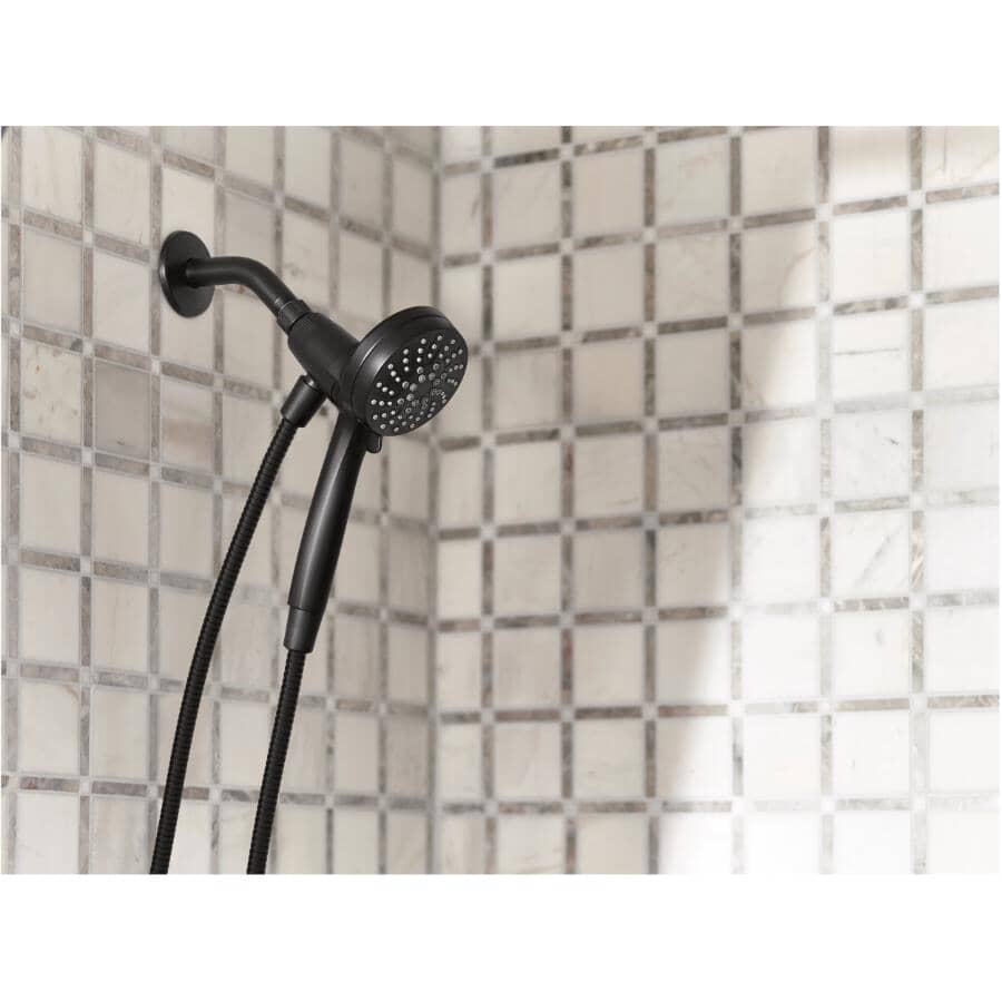 Engage 6 Setting Handheld Showerhead - with Magnetix, Matte Black, 3.5" Dia