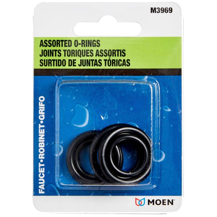 Faucet O-Rings - Assorted Sizes, 8 Pack