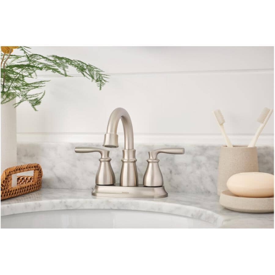 Hilliard 2 Handle Centerset Lavatory Faucet - Spot Resist Brushed Nickel