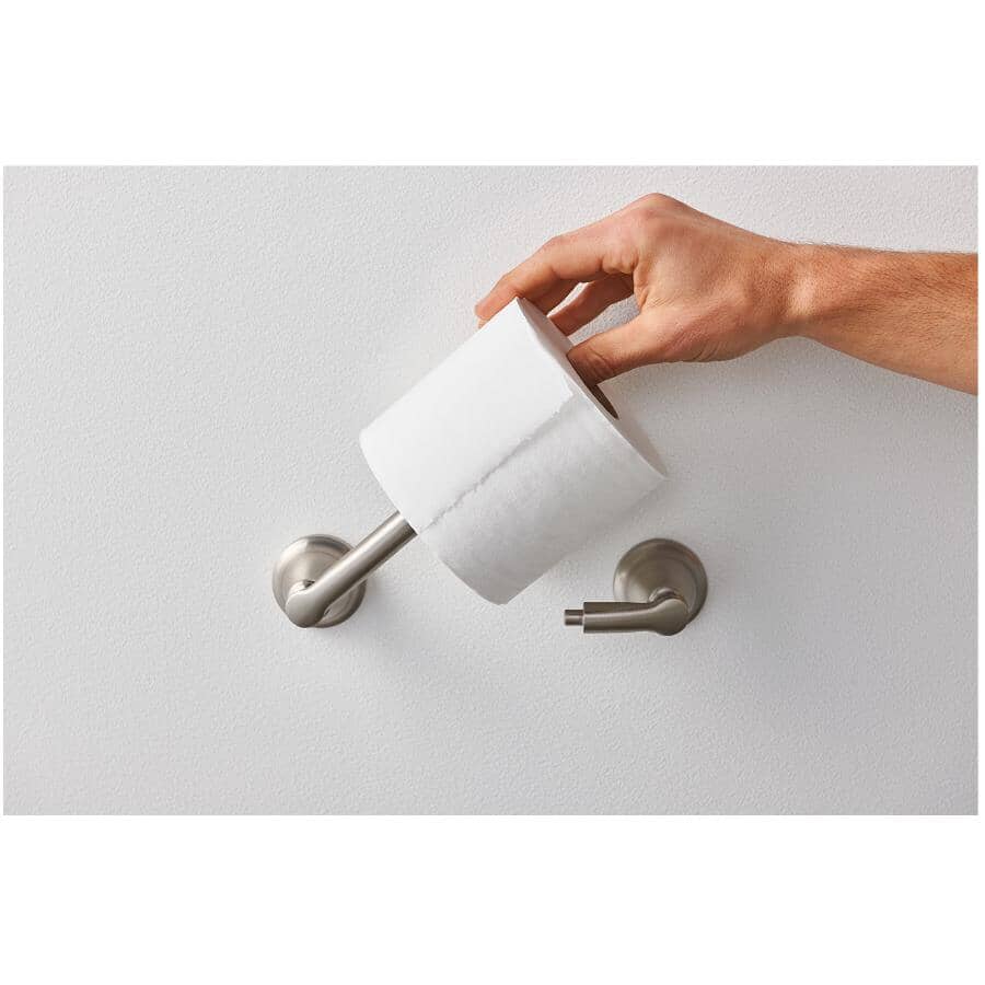 Hilliard Pivoting Toilet Tissue Holder - Brushed Nickel