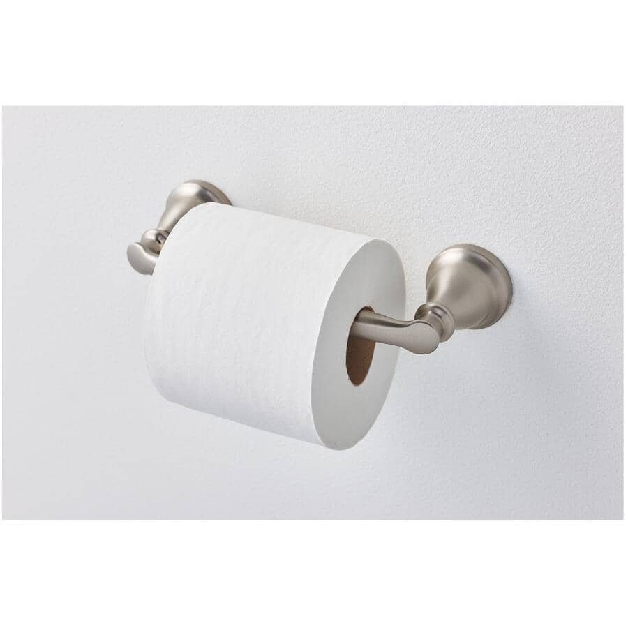 Hilliard Pivoting Toilet Tissue Holder - Brushed Nickel