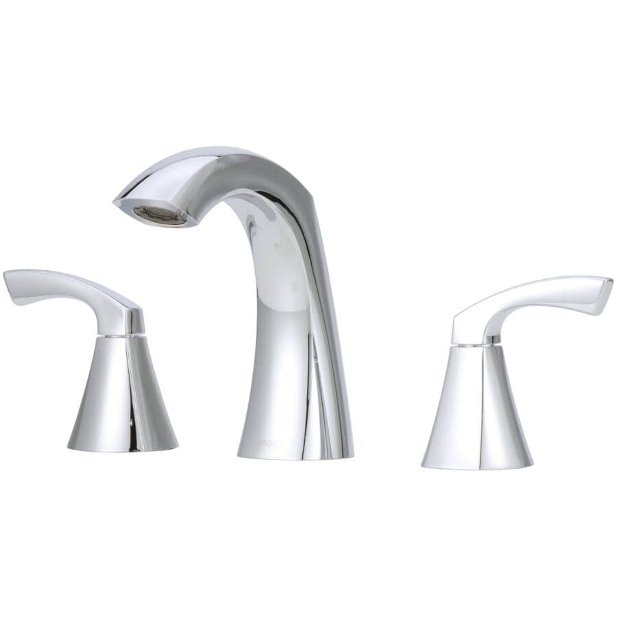 Lindor 2 Handle Widespread Lavatory Faucet - Chrome