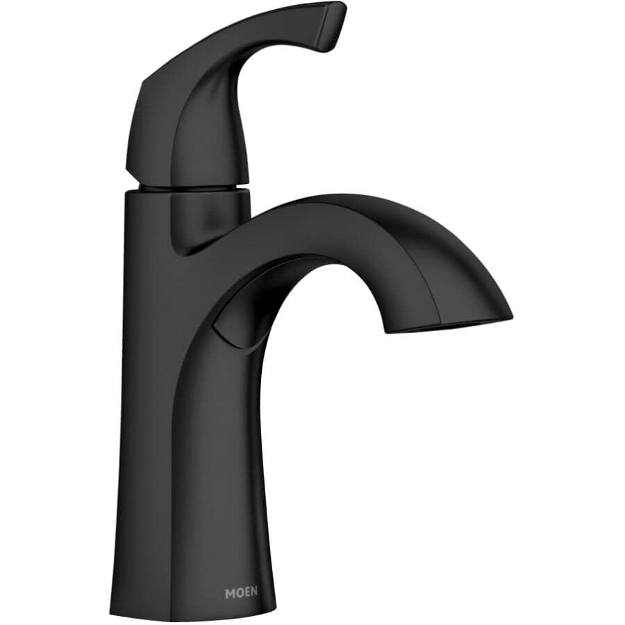 Lindor Single Handle Lavatory Faucet - Matte Black