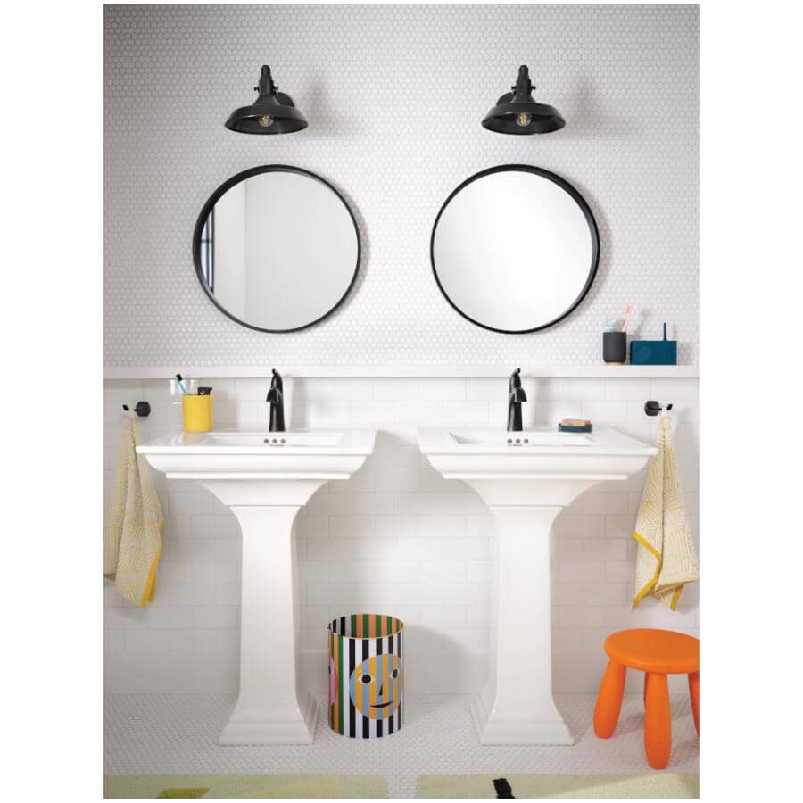 Lindor Single Handle Lavatory Faucet - Matte Black