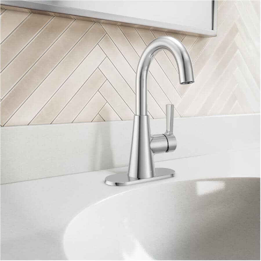 Mikah Single Handle Lavatory Faucet - Chrome