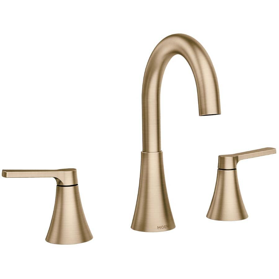 Mikah Two Handle Widespread Lavatory Faucet - Bronzed Gold