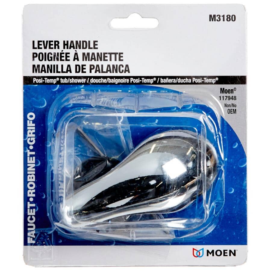 Posi-Temp Lever Faucet Handle - Chrome