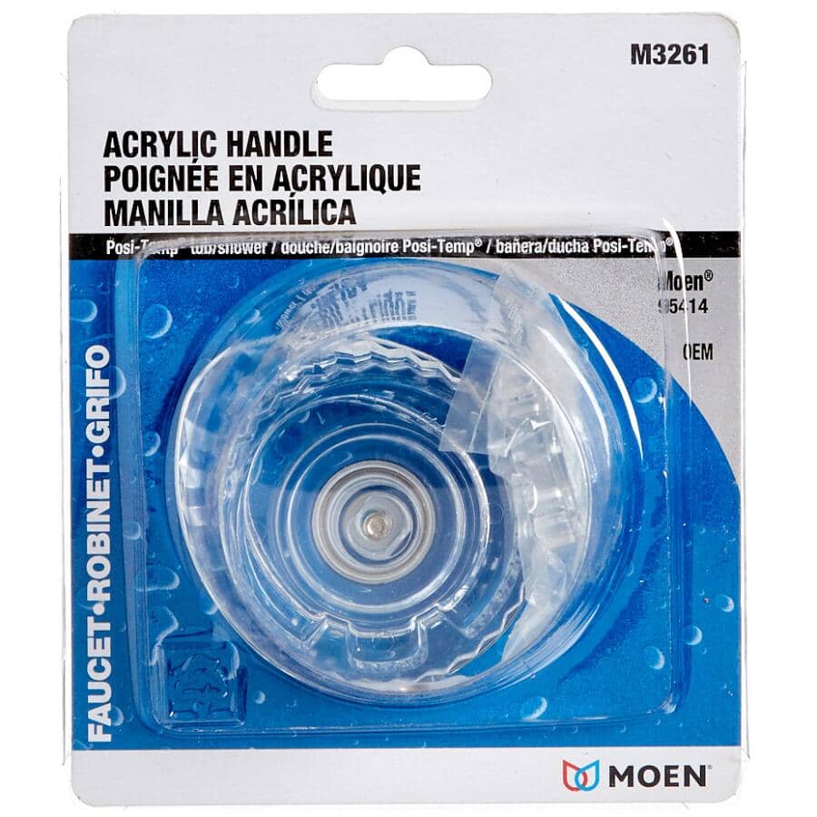 Posi-Temp Faucet Handle - Acrylic