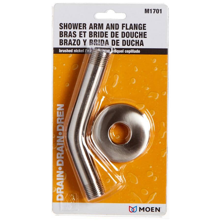 Shower Arm & Flange - Brushed Nickel